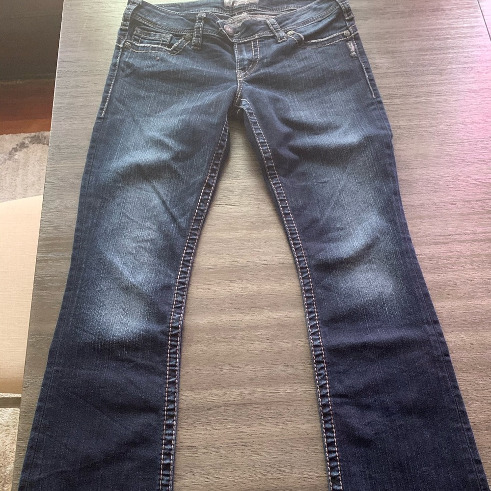 Silver jeans